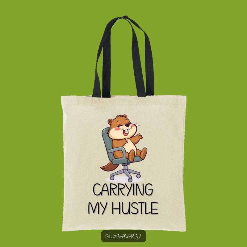 Funny Beaver Tote Bag: Carry Your Enthusiasm Everywhere